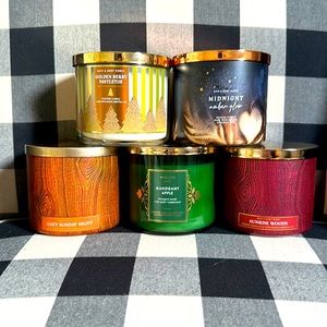 Bath & Body Works 3 Wick Candles- New, $13 EACH